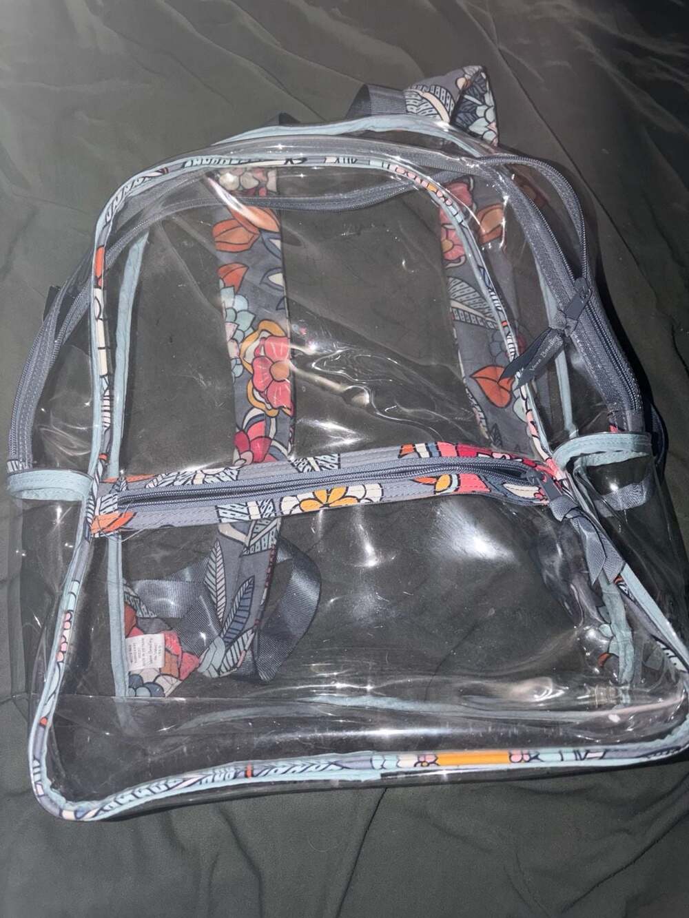 Vera Bradley Clear Backpack Floral